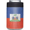 Haiti Flag Distressed Yeti Colster Can Insulator  Skin